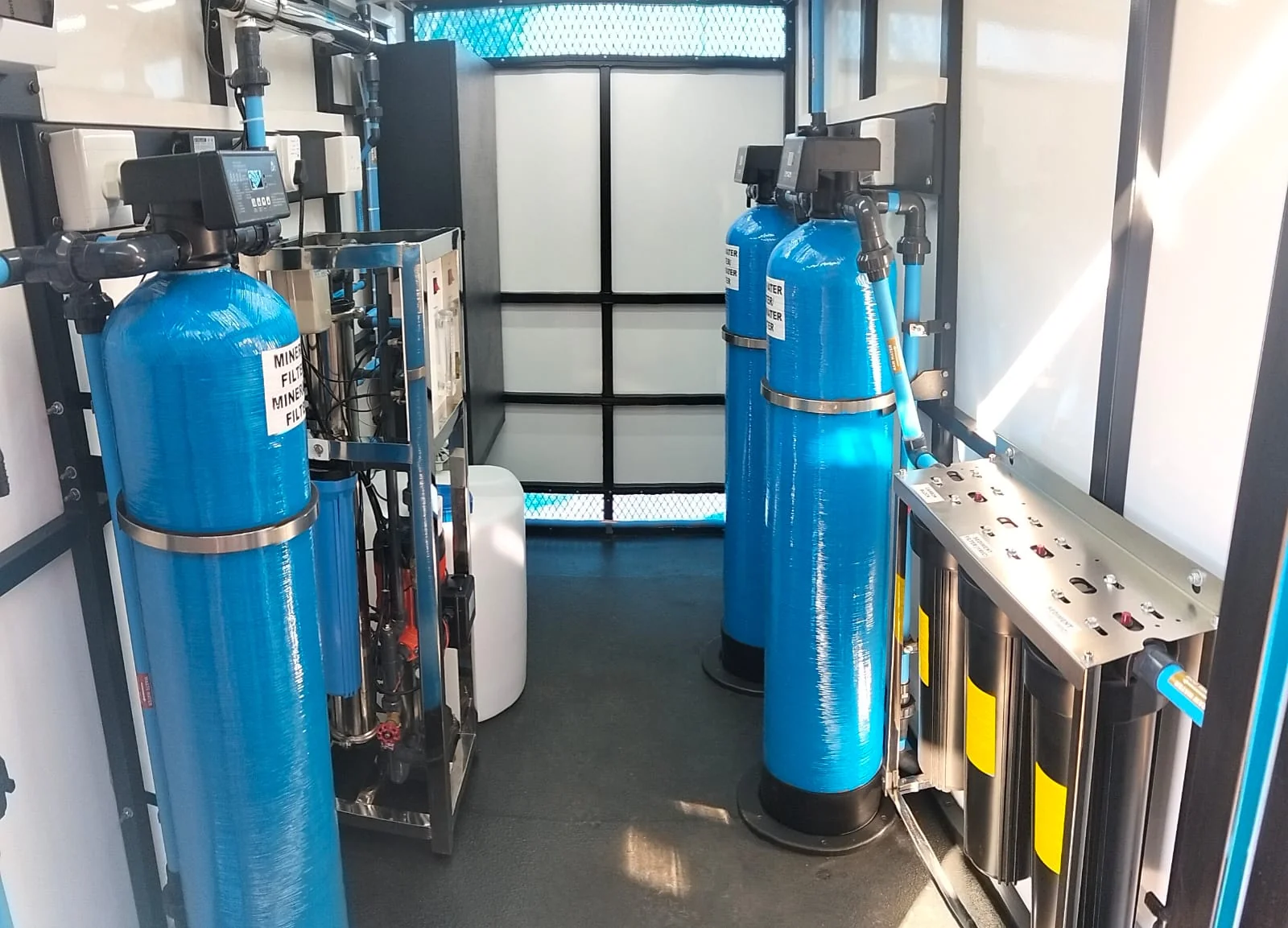 Reverse osmosis water treatment equipment and industrial machinery